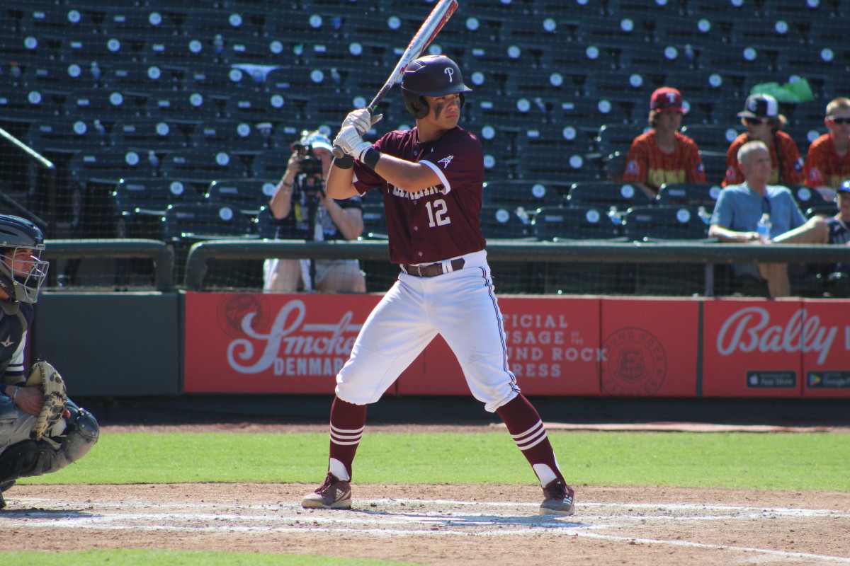 Pearland Flower Mound 6A UIL state championship Texas baseball playoffs 061023 Andrew McCulloch 69